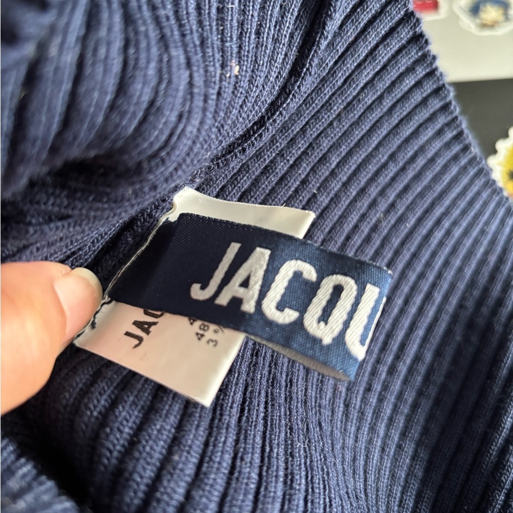 Jacquemus Deep Blue Ribbed Knit - Picture 5 of 7